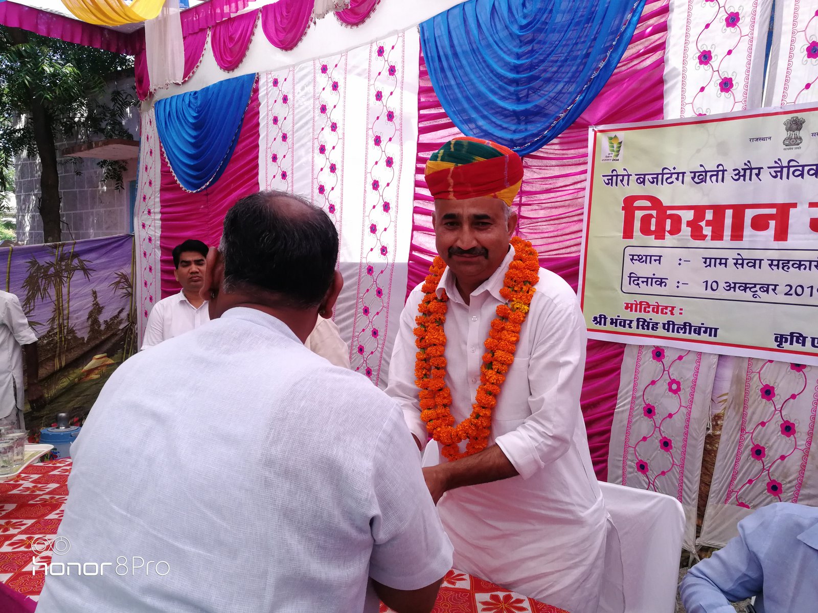 Bhanwar Singh at his organic farm